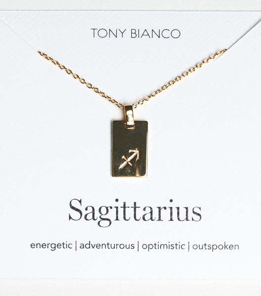 Accesorios Tony Bianco Gold Sagittarius Zodiac Necklace Doradas | TECPQ37085