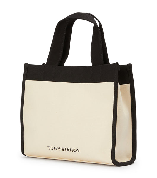 Accesorios Tony Bianco Teagan Black/Beige Tote Bag Negras Beige | BECSD94796