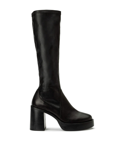 Botas Plataforma Tony Bianco Tibby Black Venice/Black Venezia 9cm Negras | ECICD42105