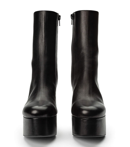 Botas Plataforma Tony Bianco Tyra Black Como 12cm Negras | EECVG38536