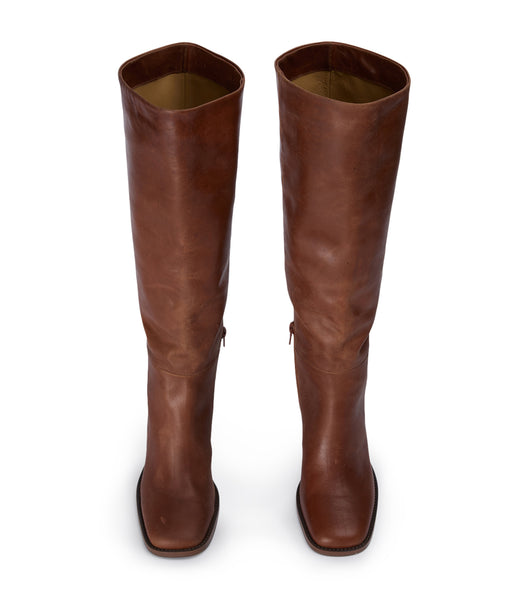 Botas de Tacon Tony Bianco Asher Cognac 8.5cm Marrones | XECGW76611