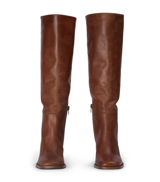 Botas de Tacon Tony Bianco Asher Cognac 8.5cm Marrones | XECGW76611