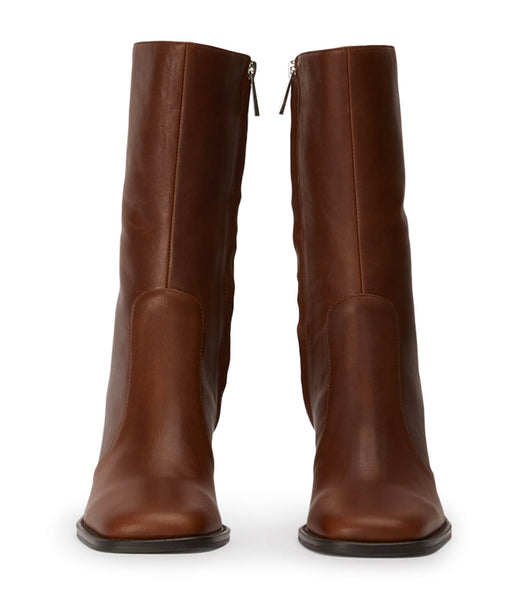 Botas de Tacon Tony Bianco Atlanta Cognac 8.5cm Marrones | ECJBT95773