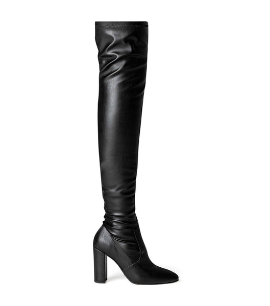 Botas de Tacon Tony Bianco Bloom Black Venezia 9.5cm Negras | GECEC24685