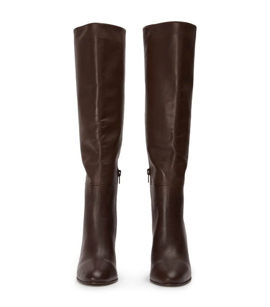 Botas de Tacon Tony Bianco Boss Choc Como 9.5cm Chocolate | FECHY11933