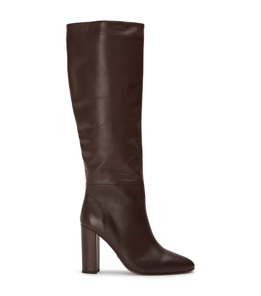 Botas de Tacon Tony Bianco Boss Choc Como 9.5cm Chocolate | FECHY11933