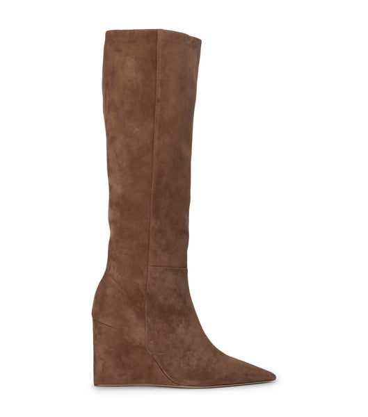 Botas de Tacon Tony Bianco Drake Saddle Suede 9.5cm Marrones | LECTR58910