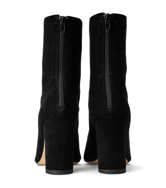 Botas de Tacon Tony Bianco Ellie Black Suede 8.5cm Negras | ECEAH10329