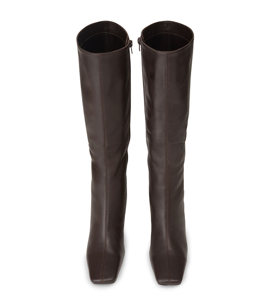 Botas de Tacon Tony Bianco Fantasy Chocolate Nappa 8cm Chocolate | ECJKU56158