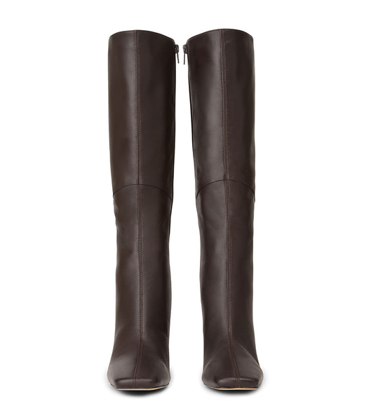 Botas de Tacon Tony Bianco Fantasy Chocolate Nappa 8cm Chocolate | ECJKU56158