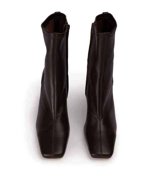 Botas de Tacon Tony Bianco Fomo Chocolate Nappa 8cm Chocolate | FECUI42786