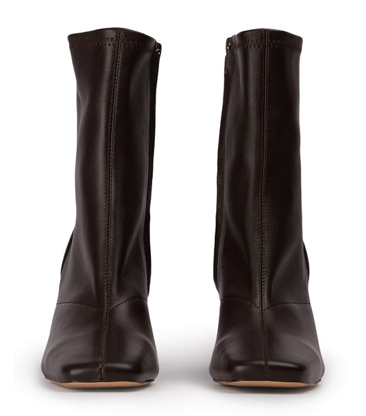 Botas de Tacon Tony Bianco Fomo Chocolate Nappa 8cm Chocolate | FECUI42786