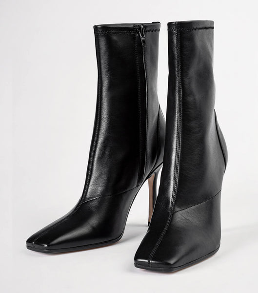 Botas de Tacon Tony Bianco Halsey Black Como 10.5cm Negras | DECKV42672