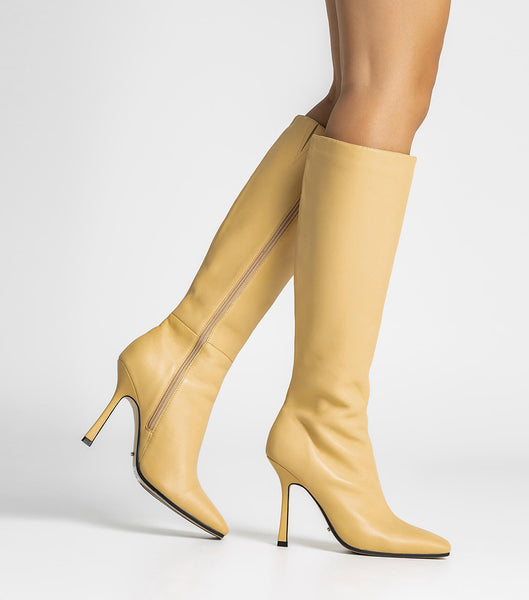 Botas de Tacon Tony Bianco Havana Butter Nappa 10.5cm Amarillo | UECND78540