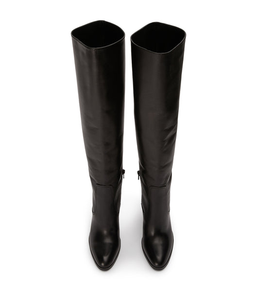 Botas de Tacon Tony Bianco Hot Black Como 10.5cm Negras | ECNEJ50099