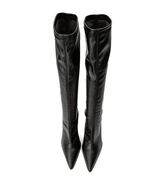 Botas de Tacon Tony Bianco Knight Black Venezia 9.5cm Negras | ECCIF63679