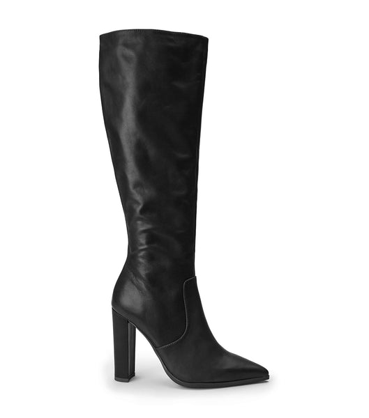 Botas de Tacon Tony Bianco Lucille Black Venice 10.3cm Negras | DECVO26829