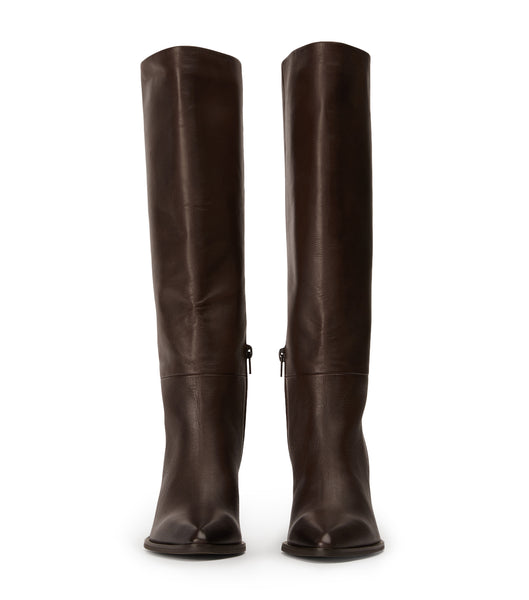 Botas de Tacon Tony Bianco Peppe Choc Como 7.5cm Chocolate | DECKV53387