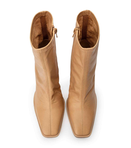 Botas de Tacon Tony Bianco Rover Caramel Venice 8.5cm Beige | YECVQ56821