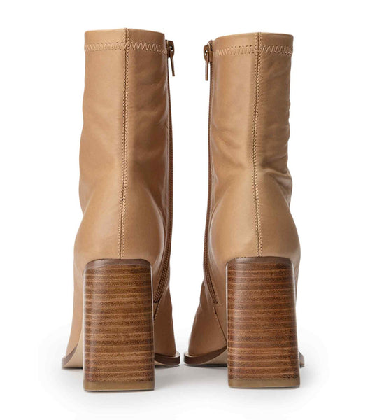 Botas de Tacon Tony Bianco Rover Caramel Venice 8.5cm Beige | YECVQ56821