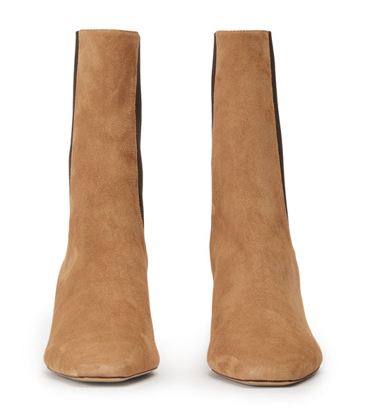 Botas de Tacon Tony Bianco Verona Butterscotch Suede 5cm Marrones | BECSO28957