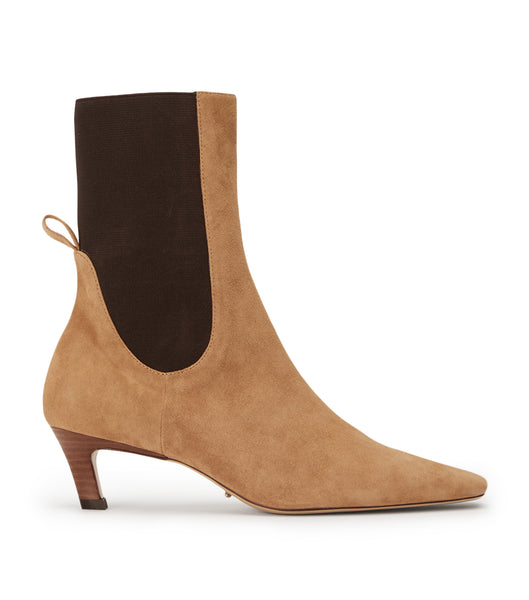 Botas de Tacon Tony Bianco Verona Butterscotch Suede 5cm Marrones | BECSO28957