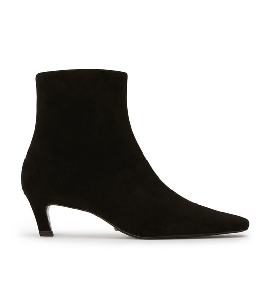 Botas de Tacon Tony Bianco Vicci Black Suede 5cm Negras | ECIIZ85332