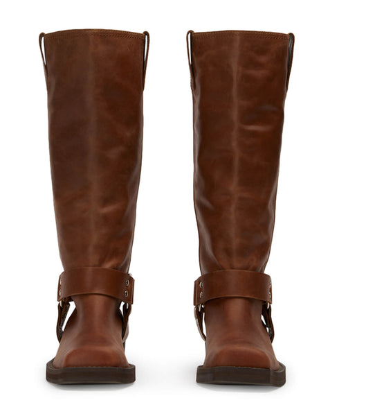 Botas de combate Tony Bianco Biker Cognac 3.5cm Marrones | ECEGJ48951