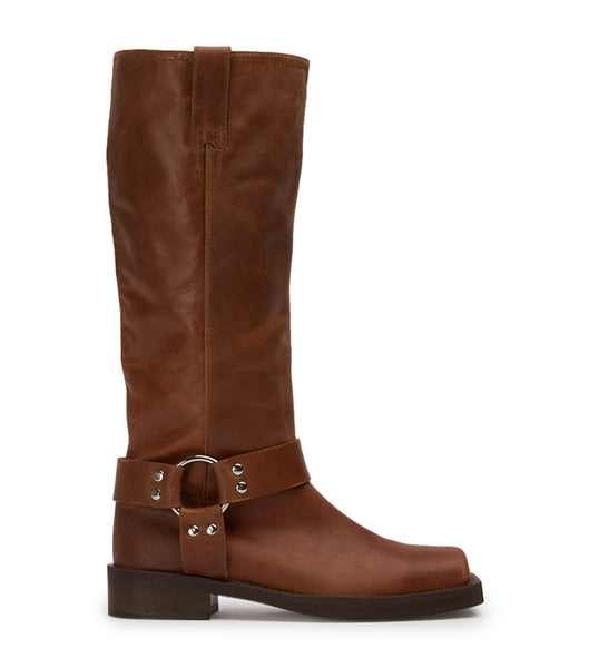 Botas de combate Tony Bianco Biker Cognac 3.5cm Marrones | ECEGJ48951