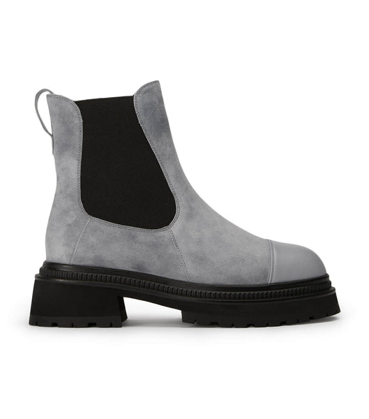 Botas de combate Tony Bianco Hurricane Steel Grey Suede 5.5cm Gris | ECQAV78112