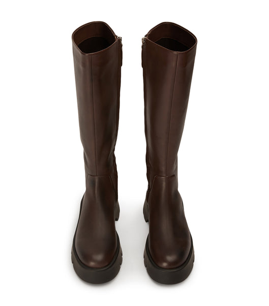 Botas de combate Tony Bianco Rage Choc Como 5.5cm Chocolate | ECJVR87963