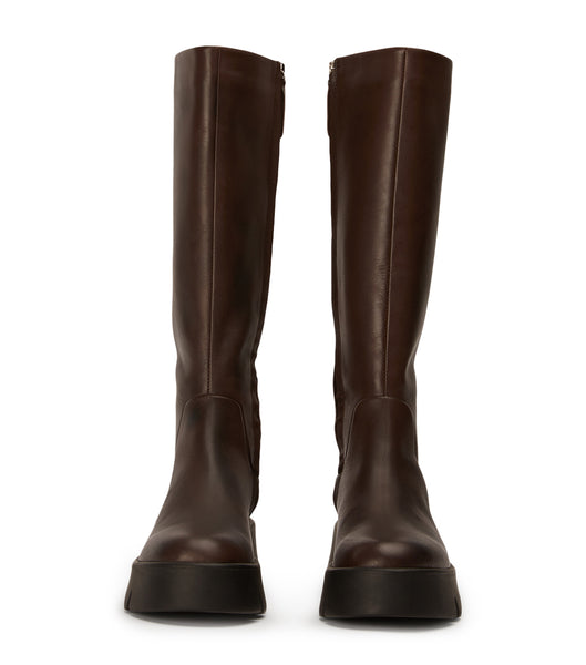 Botas de combate Tony Bianco Rage Choc Como 5.5cm Chocolate | ECJVR87963