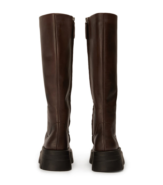 Botas de combate Tony Bianco Rage Choc Como 5.5cm Chocolate | ECJVR87963