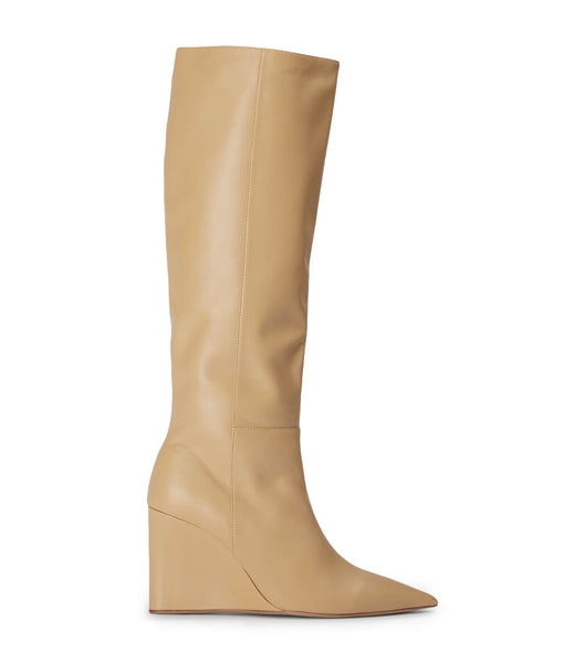 Botas de media pantorrilla Tony Bianco Drake Butter Nappa 9.5cm Beige | ZECMJ89344