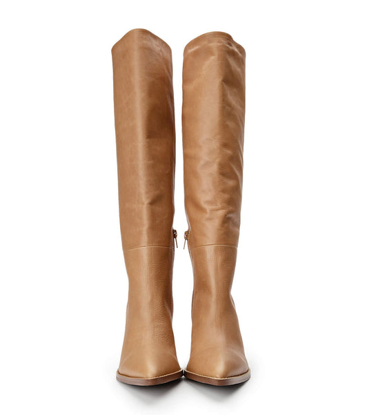 Botas de media pantorrilla Tony Bianco Skyla Caramel Venice 9cm Beige | ECJZR89527