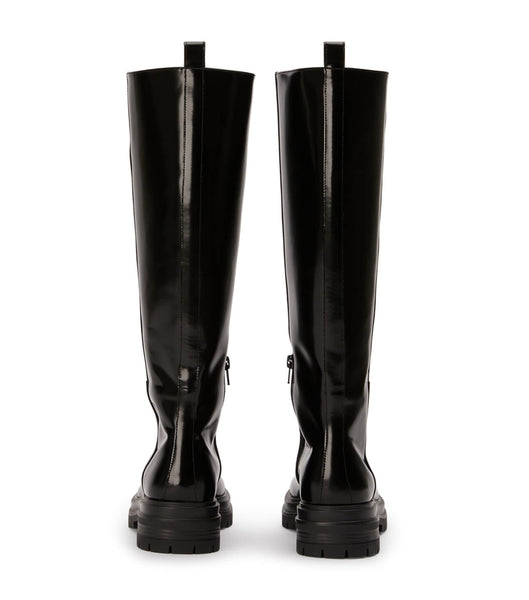 Botas de media pantorrilla Tony Bianco Welly Black Hi Shine 4.5cm Negras | ECXBR59005