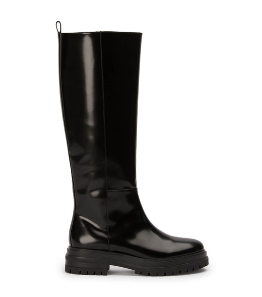 Botas de media pantorrilla Tony Bianco Welly Black Hi Shine 4.5cm Negras | ECXBR59005