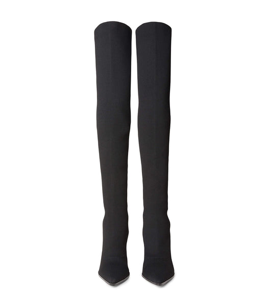 Botas elásticas Tony Bianco Kori Black Sock Knit 9.5cm Negras | ECIIZ37444