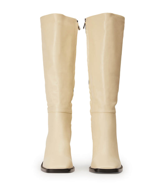 Botas hasta las rodillas Tony Bianco Darby Ecru Venice 7.5cm Blancas | ECJVR83721