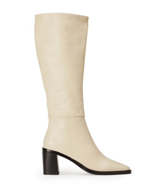 Botas hasta las rodillas Tony Bianco Darby Ecru Venice 7.5cm Blancas | ECJVR83721