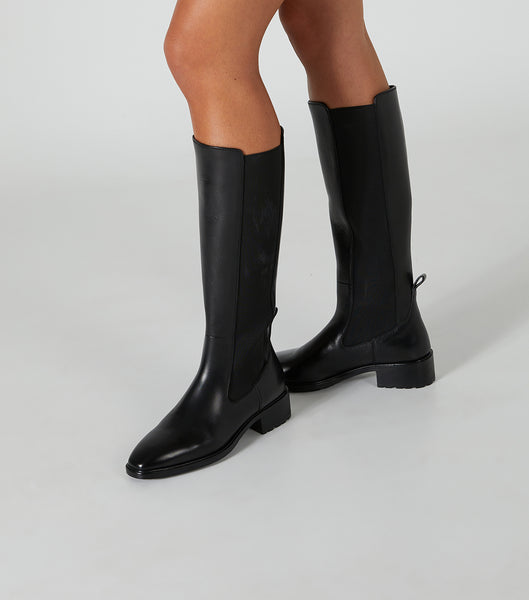 Botas hasta las rodillas Tony Bianco Emrata Black Como 4cm Negras | ECJVR76621