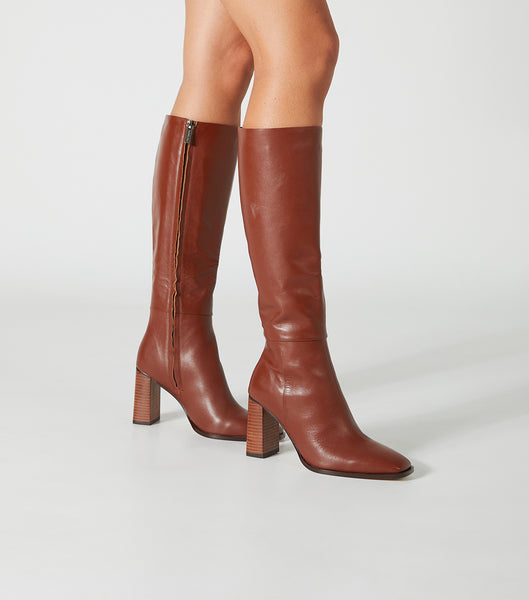 Botas hasta las rodillas Tony Bianco Rylee Rust Venice 8.5cm Rojas | SECVO45955