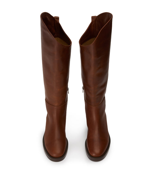 Botas hasta las rodillas Tony Bianco Tyler Cognac 4cm Marrones | ECJZR89694