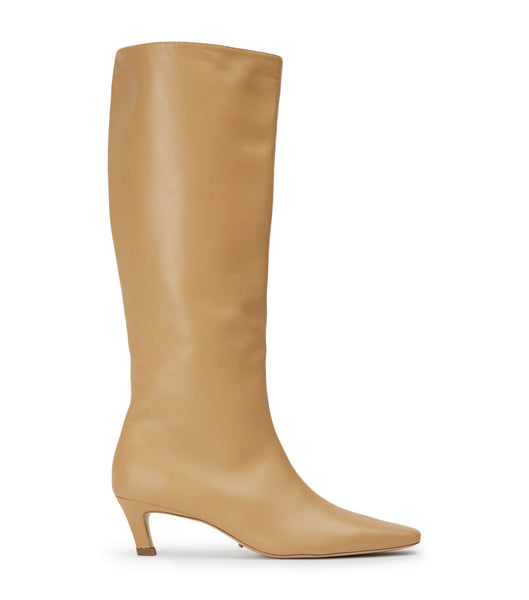 Botas hasta las rodillas Tony Bianco Vixon Honey Nappa 5cm Naranjas | ECZDE39393