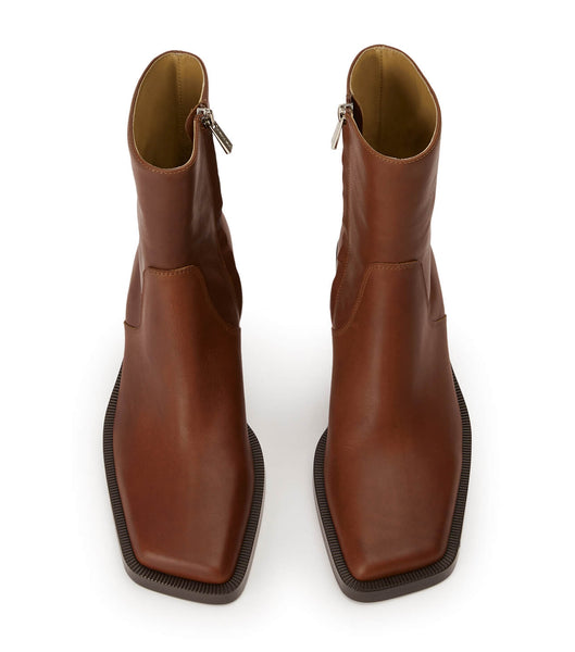 Botines Tony Bianco Prince Cognac 8cm Marrones | ECIIZ90524