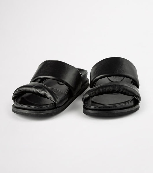 Chanclas Tony Bianco Henry Black Nappa 3.5cm Negras | XECGW19078