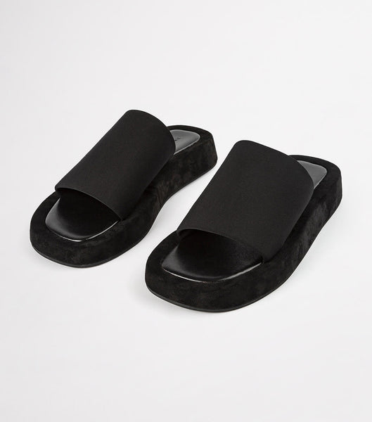 Chanclas Tony Bianco Isabel Black Magic 1.5cm Negras | FECUI49721