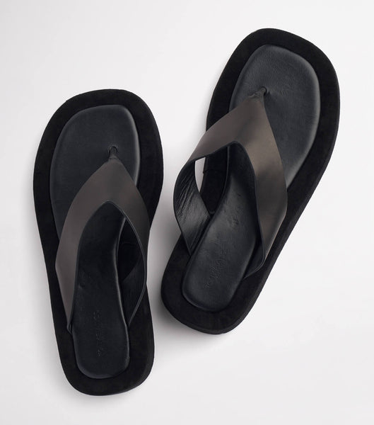 Chanclas Tony Bianco Ives Black Como 3.5cm Negras | MECFT62435