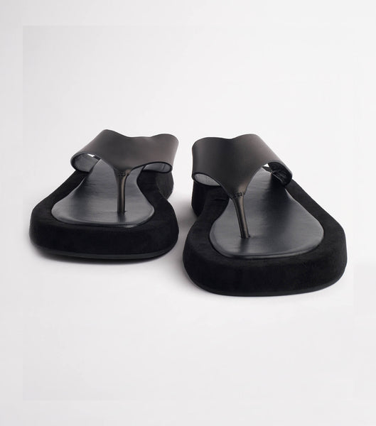 Chanclas Tony Bianco Ives Black Como 3.5cm Negras | MECFT62435