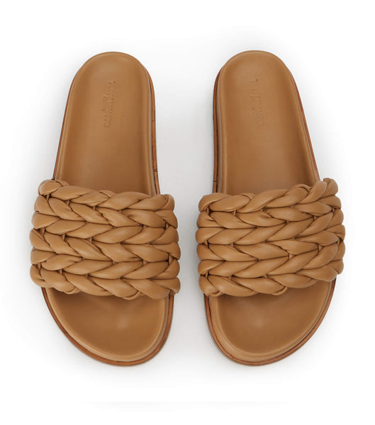 Chanclas Tony Bianco Layton Biscuit Nappa Marrones | ECQAV73377